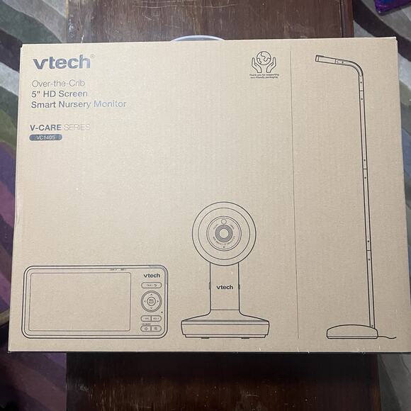 VTECH VC 1405 Over The Crib Smart Nursery Camera Monitor NEW IN BOX! - Picture 2 of 6